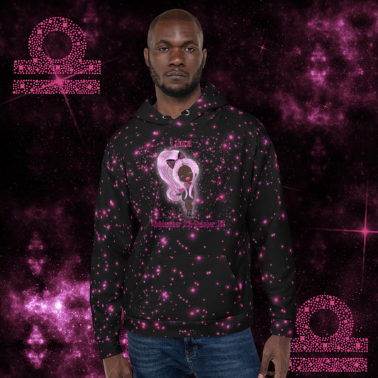 Zodiac Girl Lovely Libra Unisex Hoodie