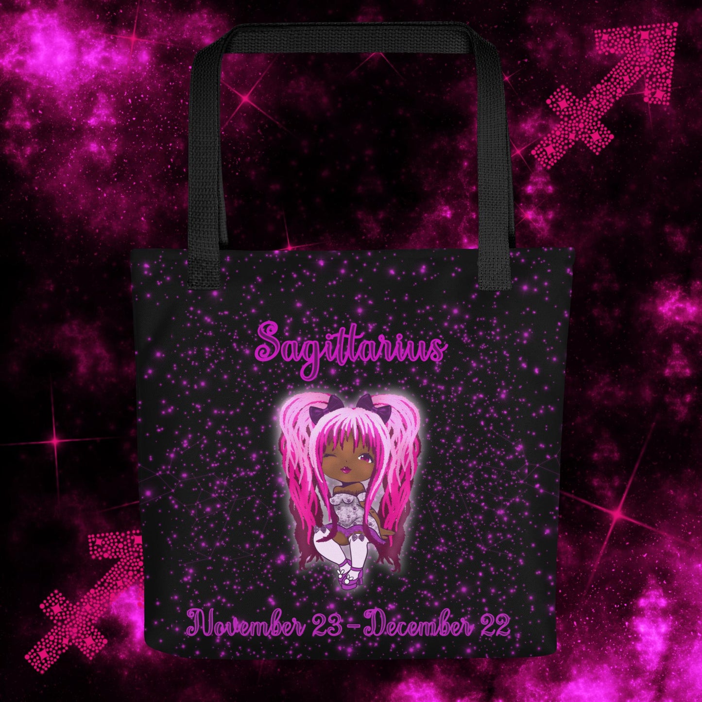 Zodiac Girl Sassy Sagittarius Tote bag