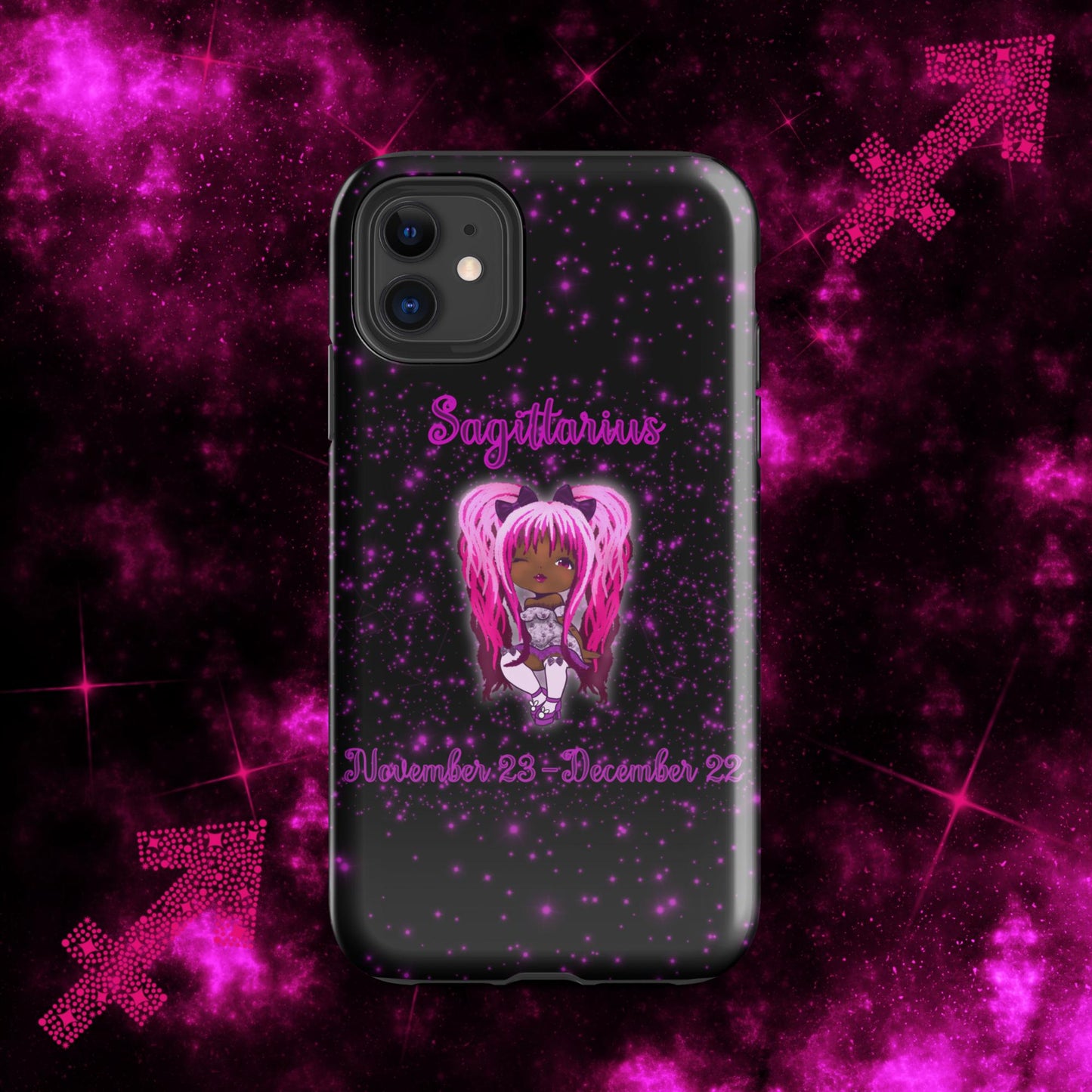 Zodiac Girl Sassy Sagittarius Tough Case for iPhone®