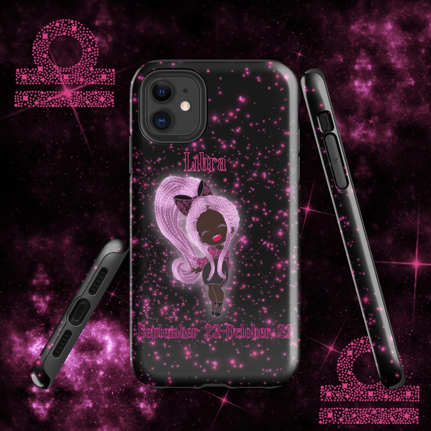 Zodiac Girl Lovely Libra Tough Case for iPhone®