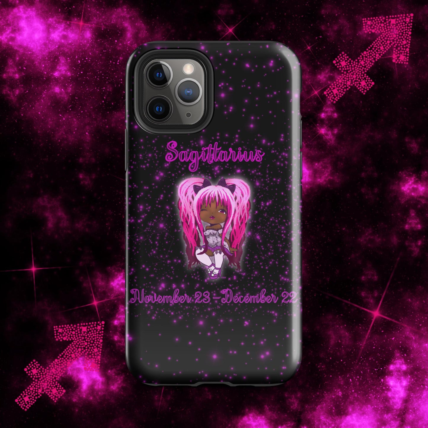 Zodiac Girl Sassy Sagittarius Tough Case for iPhone®