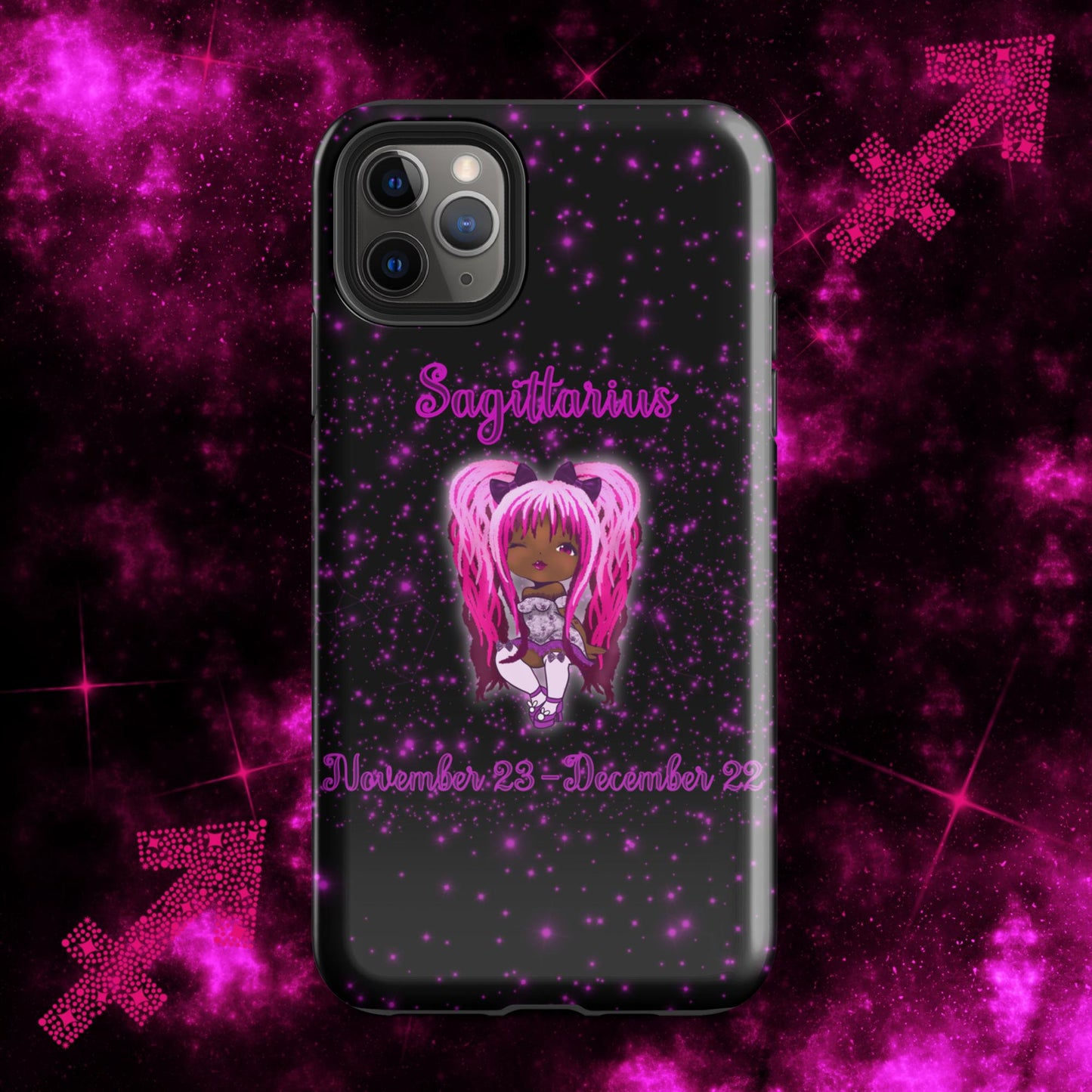 Zodiac Girl Sassy Sagittarius Tough Case for iPhone®