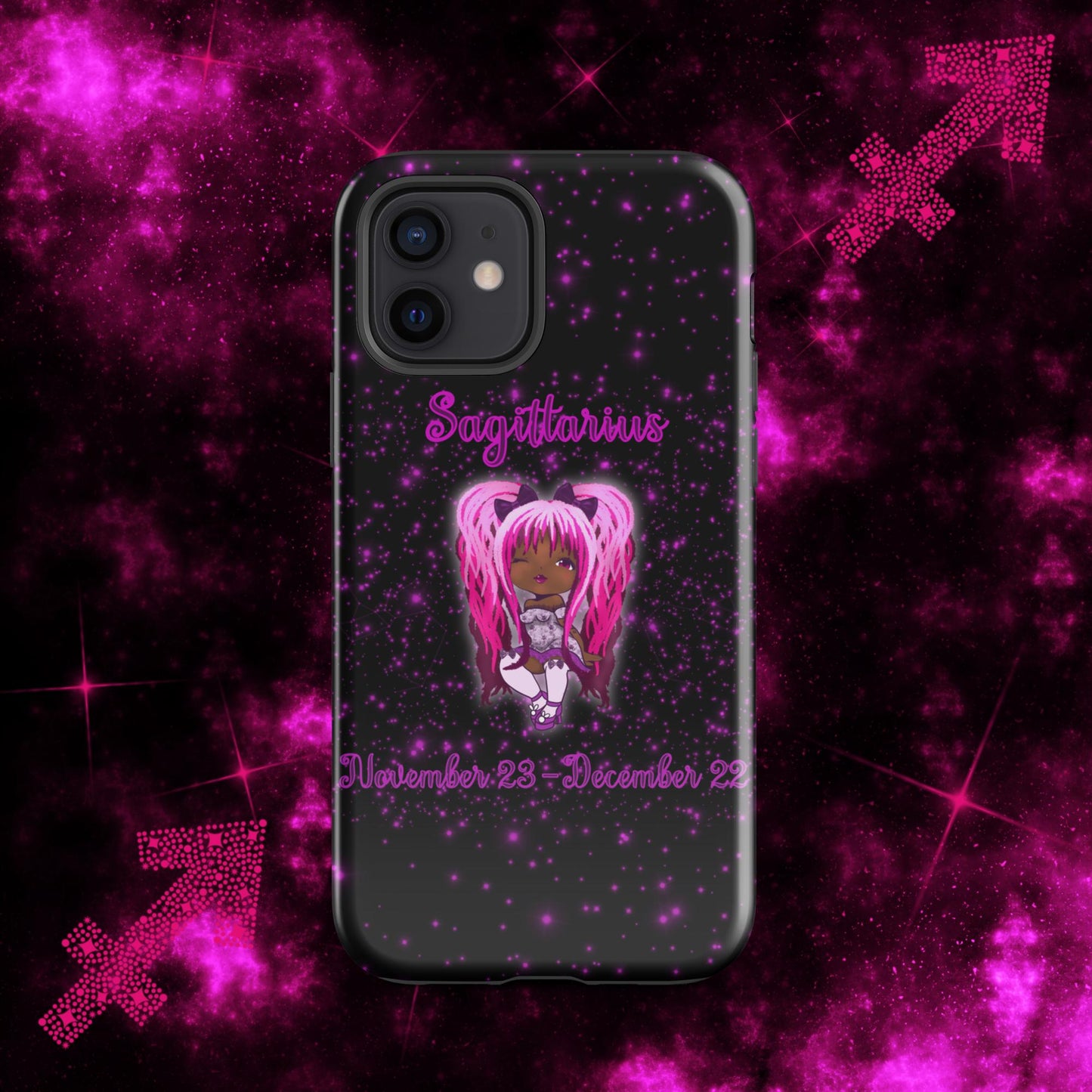 Zodiac Girl Sassy Sagittarius Tough Case for iPhone®