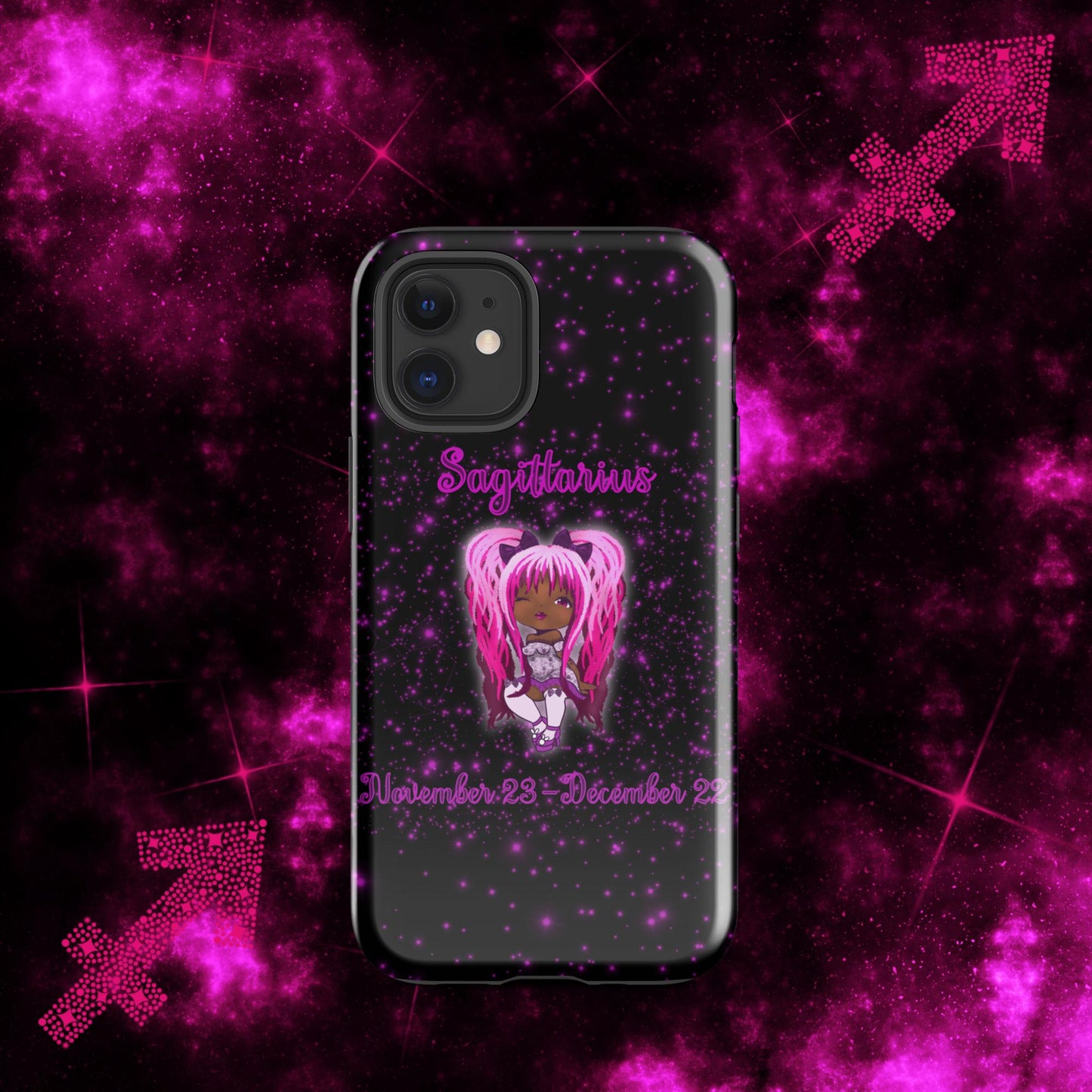 Zodiac Girl Sassy Sagittarius Tough Case for iPhone®