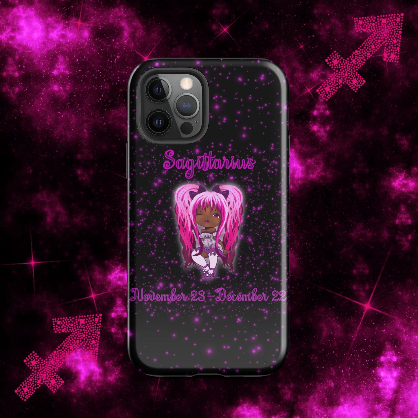 Zodiac Girl Sassy Sagittarius Tough Case for iPhone®