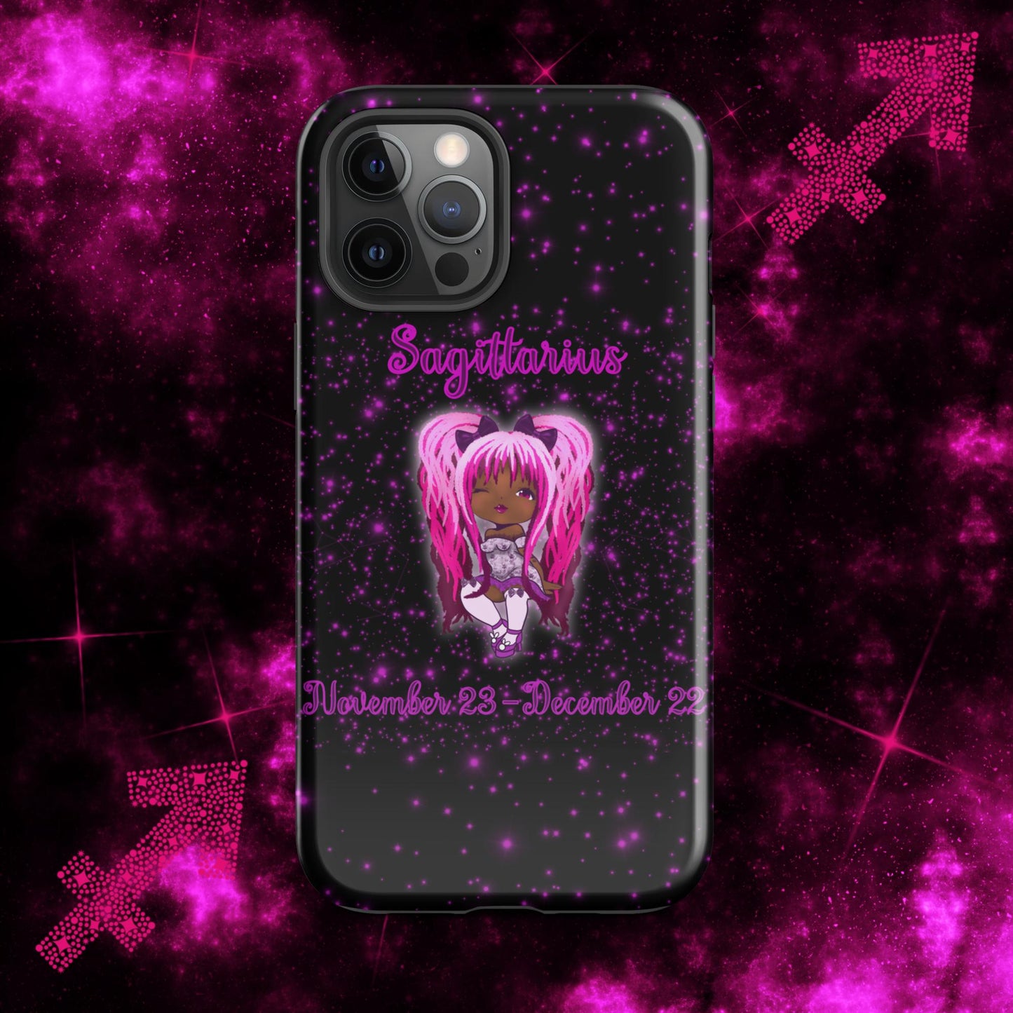 Zodiac Girl Sassy Sagittarius Tough Case for iPhone®