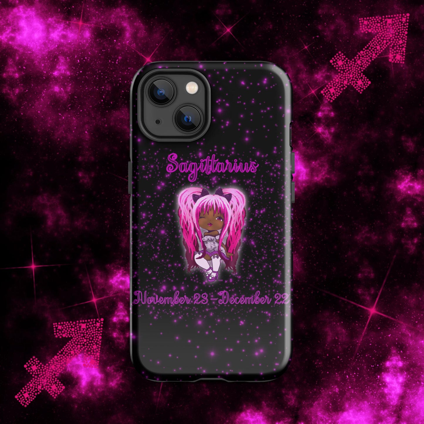 Zodiac Girl Sassy Sagittarius Tough Case for iPhone®