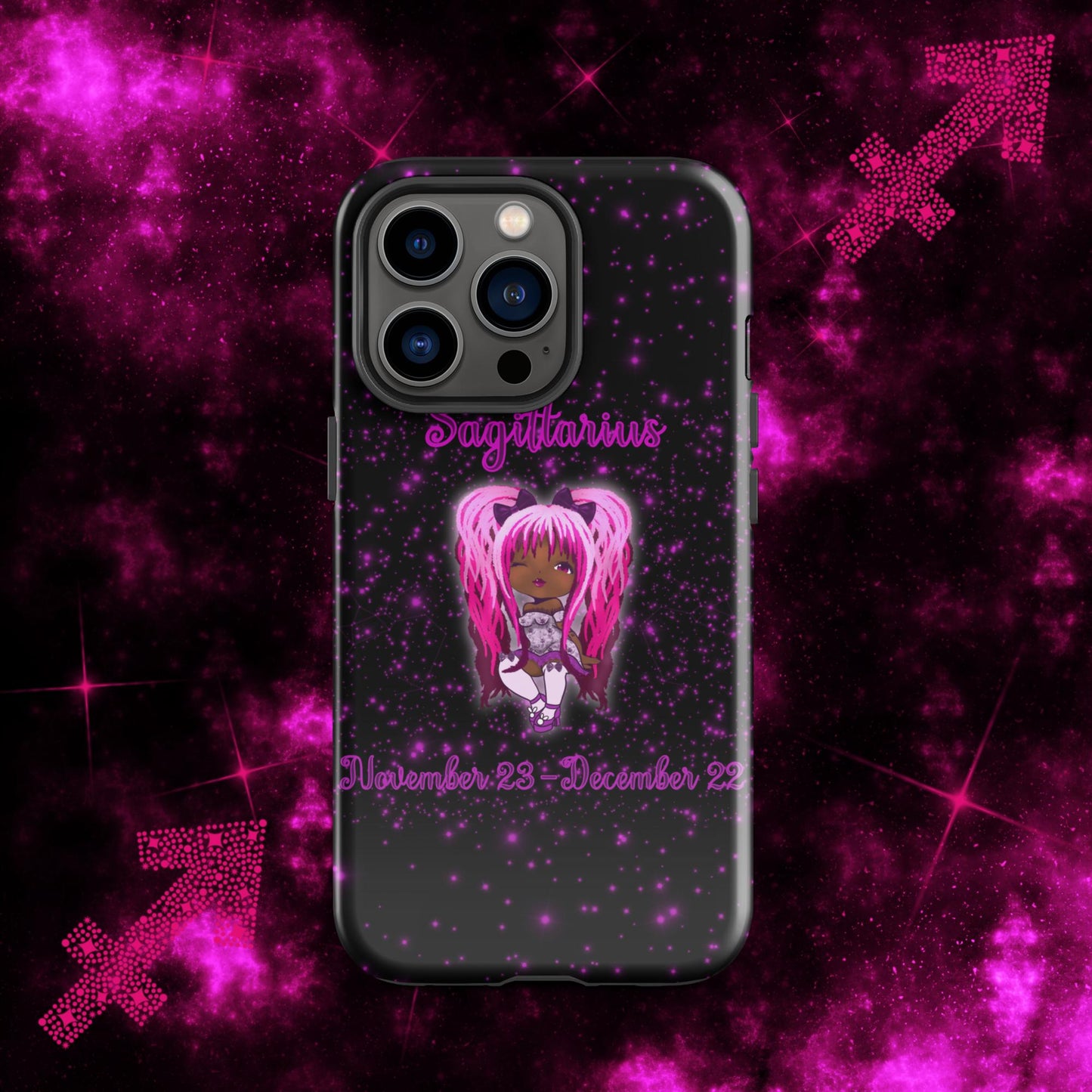 Zodiac Girl Sassy Sagittarius Tough Case for iPhone®