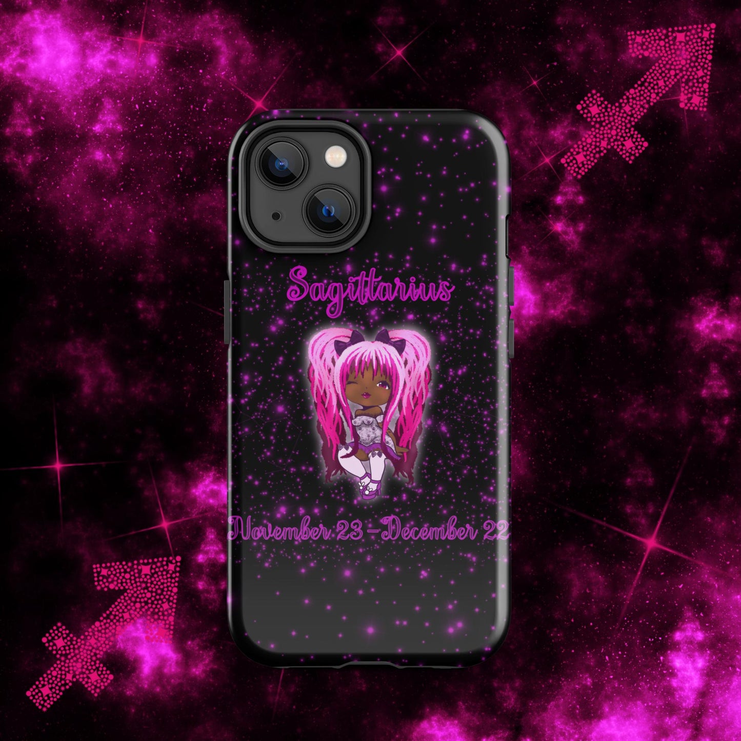 Zodiac Girl Sassy Sagittarius Tough Case for iPhone®