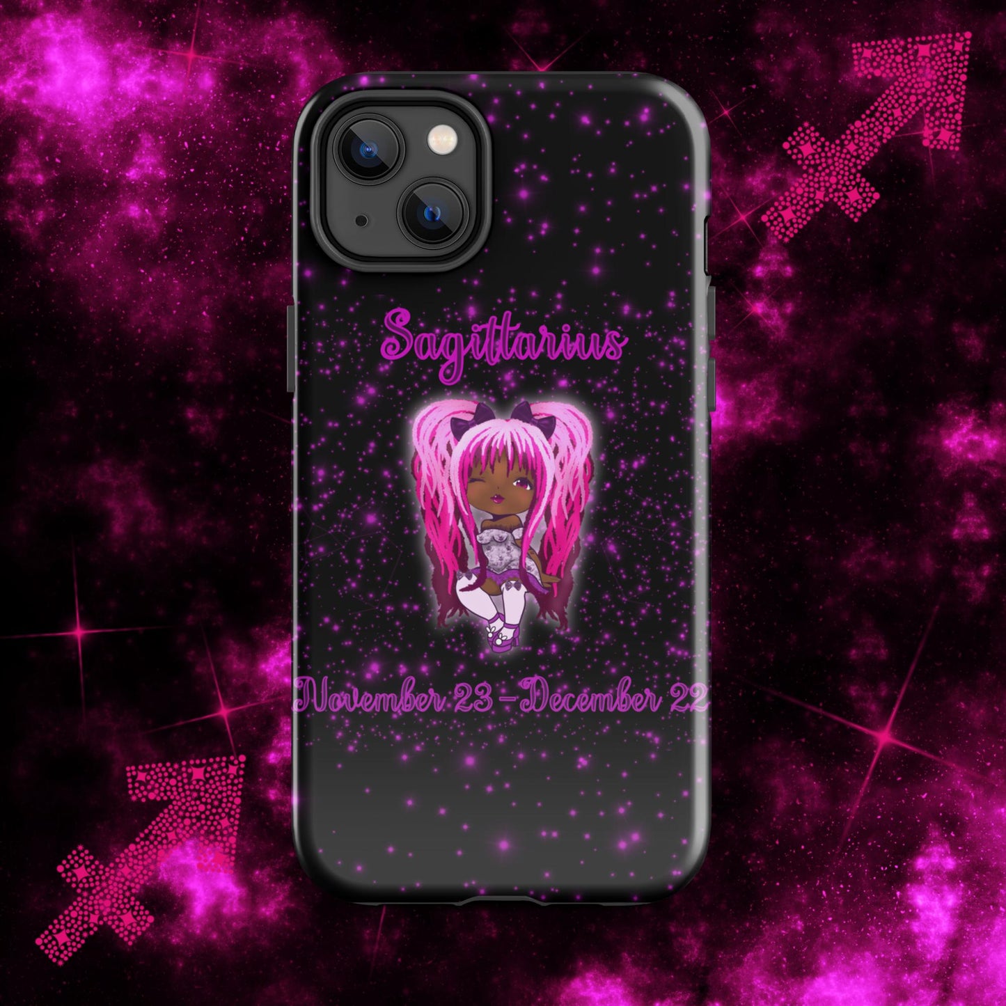 Zodiac Girl Sassy Sagittarius Tough Case for iPhone®