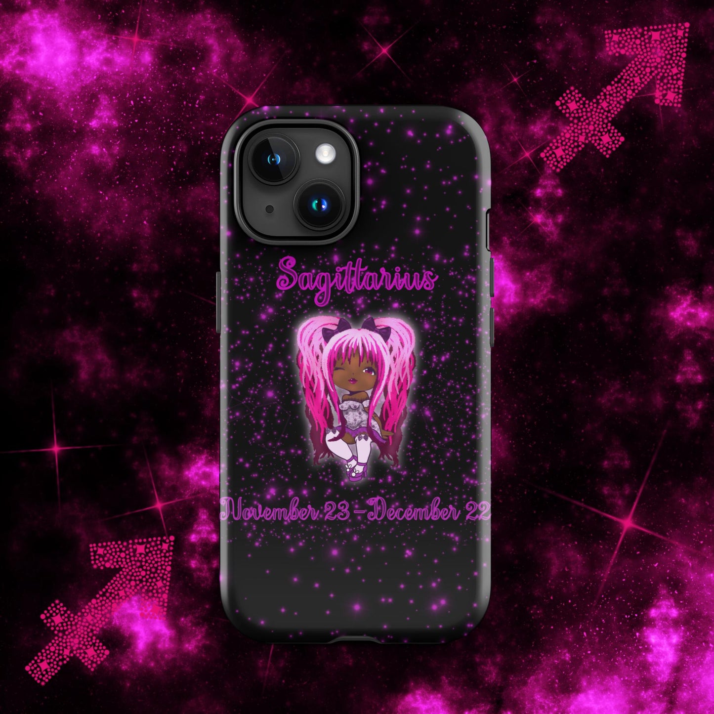 Zodiac Girl Sassy Sagittarius Tough Case for iPhone®