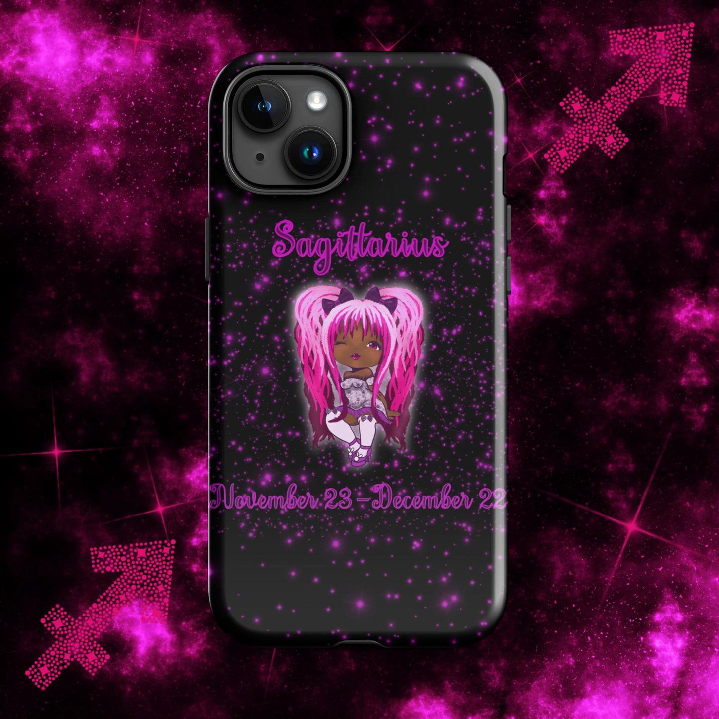 Zodiac Girl Sassy Sagittarius Tough Case for iPhone®