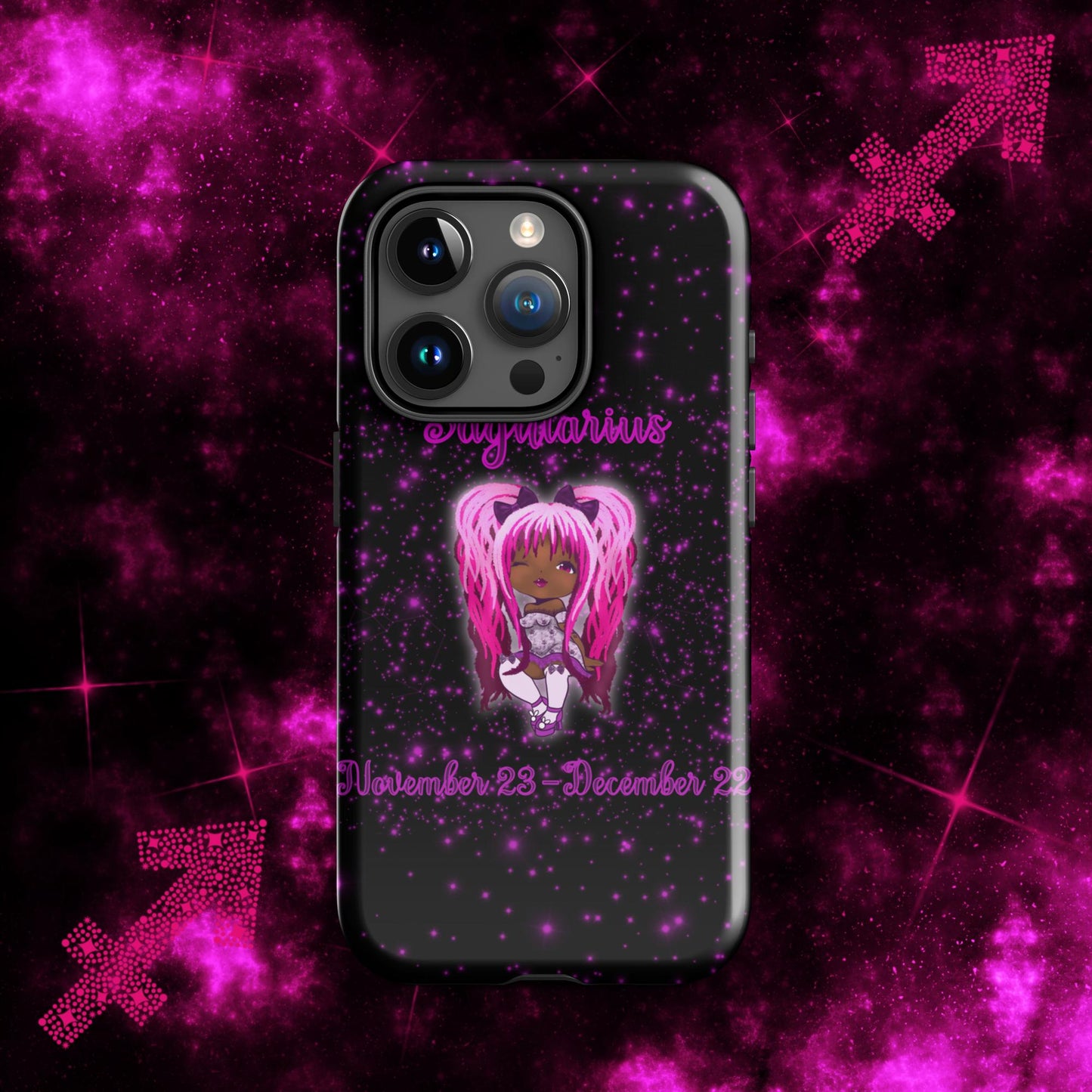 Zodiac Girl Sassy Sagittarius Tough Case for iPhone®