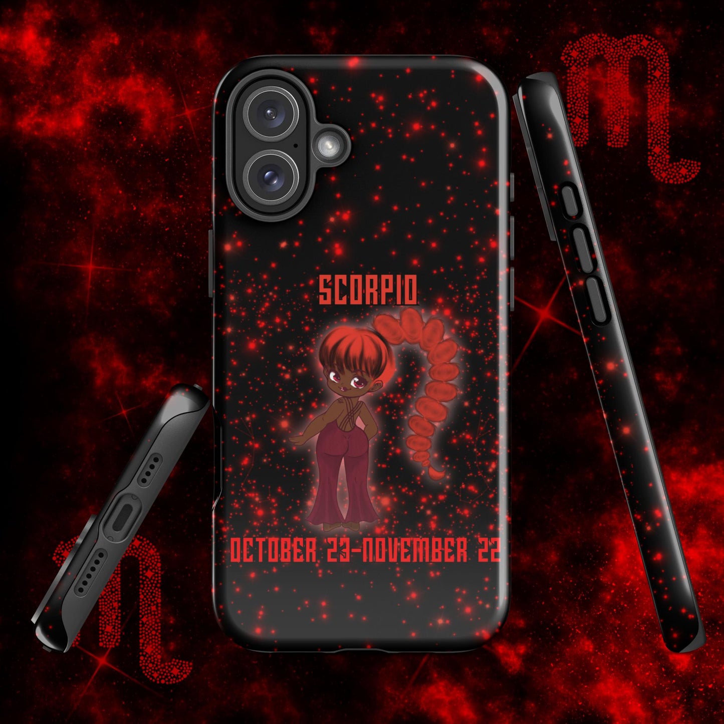 Zodiac Girl Sporty Scorpio Tough Case for iPhone®