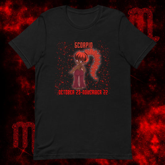 Zodiac Girl Sporty Scorpio Unisex t-shirt