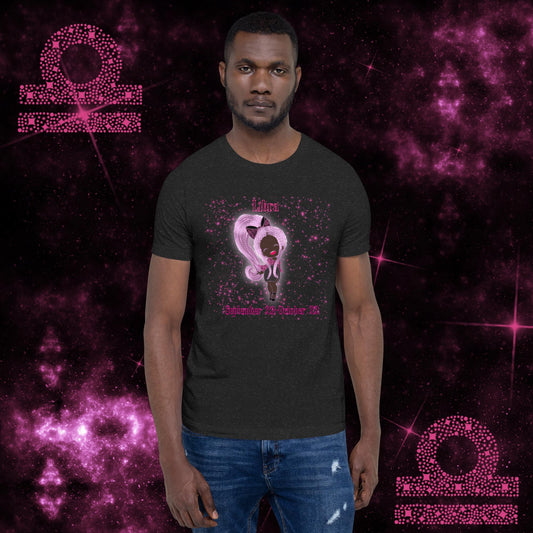 Zodiac Girl Lovely Libra Unisex t-shirt