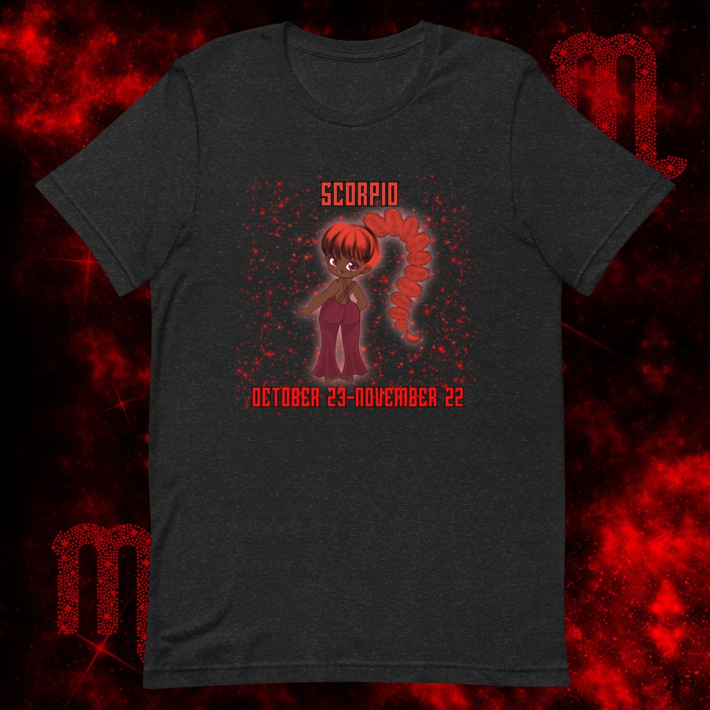 Zodiac Girl Sporty Scorpio Unisex t-shirt