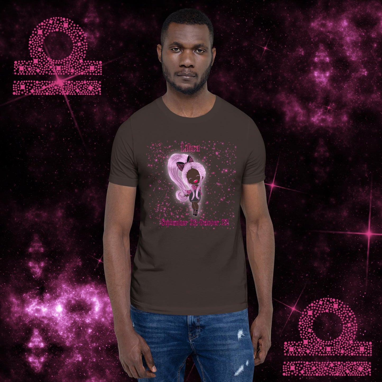 Zodiac Girl Lovely Libra Unisex t-shirt