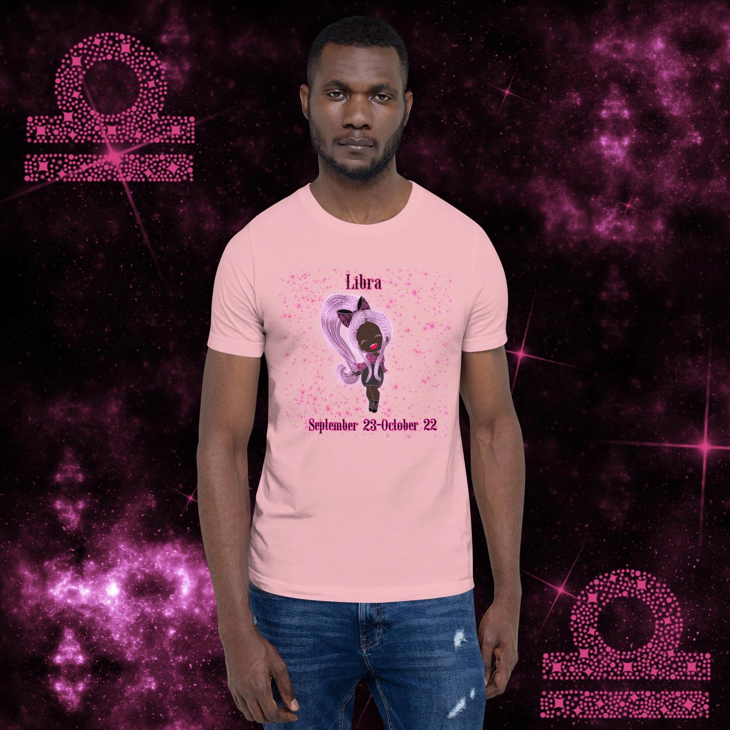 Zodiac Girl Lovely Libra Unisex t-shirt