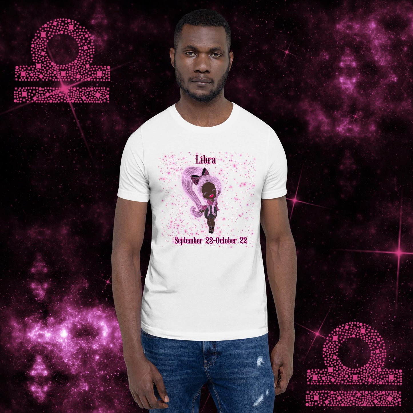 Zodiac Girl Lovely Libra Unisex t-shirt